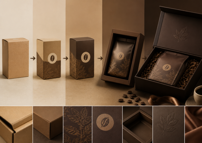 A Coffee Brand's Packaging Upgrade: Craft Decisions from Plain Carton to Premium Gift Box